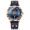 Reloj Marca Binbang Casual de Negocios Correa de Cuero Calendario Sencillo Reloj para Hombre Luminoso Resistente al Agua Reloj de Cuarzo Venta al por Mayor Transfronteriza