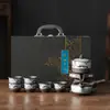 2026 Nuevo Modelo Juego de Té Automático de Arcilla Púrpura Set Caja de Regalo para Uso en Casa, Tetera de Cerámica Kung Fu Completa Regalo de Negocio