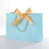 Bolsa de Mano Lazo Bolsa de Papel Impresión Bolsa para Prenda Bolsa de Regalo Bolsa de Compras Bolsa de Embalaje Bolsa Cosmética Color Comercio Exterior