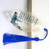 Marcador de estilo chino en stock marcador creativo de vena de hoja de poesía clásica para enviar a amigos extranjeros regalo de graduación marcador al por mayor