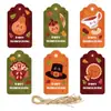 Nuevas etiquetas para cajas de regalo de fiesta de Acción de Gracias transfronterizas, etiquetas colgantes decorativas para el festival de la cosecha de otoño