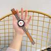 Gt6 É Adequado para Gt54 Pulseira de Relógio Huawei Watch5, Gt3Pro Lona Pied de Poule Novo Estilo Masculino e Feminino Couro Genuíno Ajuste