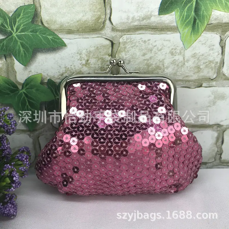 亮片小铰包