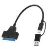 Cable Adaptador USB 3.0 a Disco Duro SATA con Lector Convertidor DC para Unidades de Estado Sólido de 2.5/3.5 pulgadas