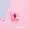 Urso bonito coelho hairpin diy material creme resina pequenos acessórios material atacado diy telefone caso acessórios de cabelo