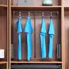 Barra de Colgar Ropa Elevable Armario Desplegable Hacia Abajo Retorno Automático Perchero Retráctil para Vestidor Accesorios de Ferretería para el Hogar