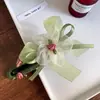 Presilha de Cabelo Floral Estilo Floresta para Mulheres 2025 Novo Modelo Presilha de Cabelo com Laço Presilha de Bico de Pato para Trás da Cabeça Acessório de Cabelo Que Não Danifica o Cabelo
