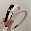 Faixa de Cabelo Colorida Estrela Cetim Exquisita Estrela de Cinco Pontas Faixa de Cabelo Esponja Topo Craniano Alto Popular na Internet Ornamento de Cabelo Faixa de Cabelo
