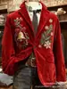 Sitio independiente transfronterizo Amazon TEME blazer de pana para hombre de manga larga con doble bolsillo