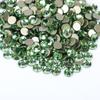 Taladro plano de vidrio con base dorada Wei Chen, taladro para uñas, decoración de fundas de teléfono móvil, accesorios para uñas DIY, joyería de diamantes de imitación