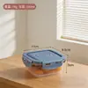 Caixa de armazenamento de frutas transparente para casa BNBST, caixa de armazenamento organizadora de frutas e vegetais para geladeira, caixa de armazenamento de frutas frescas para sala de estar