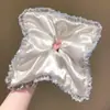 Scrunchie de rede colorido e oversized com alta elasticidade e alto apelo estético, acessório de cabelo multicamadas estilo francês