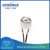 Módulo Germicida Ultravioleta Profundo UVC LED Esterilização do Ar Esterilização da Água Tampa de Vidro de Quartzo À Prova d'Água Lâmpada Germicida