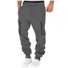 Comercio Exterior Transfronterizo Pantalones Casuales de Trabajo con Múltiples Bolsillos para Hombre Amazon Aliexpress Cordón Pantalones Largos Deportivos Venta al por Mayor en Stock