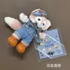 Portatarjetas Rígido Cuadrado Laminado con Cubierta Protectora para Etiqueta Colgante de Almacenamiento Kit de Tarjeta de Muñeca