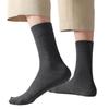 Meias Masculinas para Outono e Inverno, Lã Cano Médio, Quentes, Resistentes a Odores, Absorventes de Suor, Espessadas, Meias Longas de Inverno Business Casual para Homens