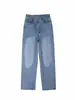ZA2025 Ropa Nueva de Primavera para Mujer de Comercio Exterior Commuter Leisure Retro Nuevos Jeans de Pierna Ancha de Doble Botonadura
