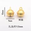 Ping An Joy Colgante de Oro Arena Colgante Pulsera DIY Accesorios de Pulsera Gufa Oro Marca Xiaofu Accesorios de Cuentas de Campana
