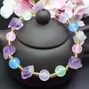 S344 Pulsera de Amatista Joyería de Cristal Grava de Cristal Piedra del Amor Amatista Piedra Original Joyería de Pulsera