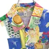 Camisas Florais Casuais Havaianas Estilo Tailandês para Homens e Mulheres, Sensação Relaxada de Verão, Camisas Florais de Casal para o Festival Songkran na Praia, Tendência