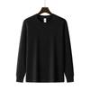 Moda Masculina Otoñal Casual de Publicidad Camisa Deportiva Cuello Redondo Manga Larga Camiseta con Logo Personalizado para Hombre Holgada Ropa de Trabajo