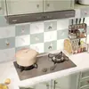 Pegatinas Anti-Humo de Aceite para Cocina para Uso Doméstico, Pegatinas para Azulejos de Gabinetes y Estufas, Pegatinas de Pared Impermeables, Autoadhesivas y Resistentes a Altas Temperaturas