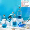 Llavero Colgante Creativo Estilo Nuevo para Mochila Escolar Llavero de Estudiante con Decoración de Botella de Deriva Rellena de Aceite Colgante Pequeño Venta al por Mayor de Fábrica