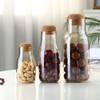 Fabricante de Frascos para Condimentos Estilo Japonés con Tapas de Corcho, Frascos Sellados Transparentes de Vidrio Galvanizado, Botellas para Almacenamiento de Café, Botellas para Almacenamiento en el Hogar