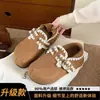 Sapatos Birkenstock retrô com plataforma alta, cobertura total, para mulheres, novo estilo outono 2026, versáteis com saias, mocassins de calçar