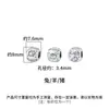 Nova Prata Pura S999 Estilo Retro Chinês Novo Doze Signos do Zodíaco Três Signos do Zodíaco Contas Separadas Pulseira DIY Pulseira Acessórios de Prata