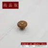 Puxador de Gaveta de Armário de Roupa de Cerâmica Bronze Estilo Moderno Minimalista Chinês Puxador Branco em Forma de Tira de Furo Único
