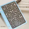 Placa de Transferencia para Uñas Estampado Encaje Estampado Leopardo Cuadros Corazón Lujo Estilo Chino Patrón Plantilla Herramienta de Sello para Uñas