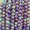 Ventas Directas de Fábrica Cuentas Sueltas de Piedra Imperial Optimizada Cuentas Redondas de Piedra Shoushan Piedra de Emperador Fantasía Venta al por Mayor Accesorios para Joyería DIY