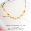 Collar Pulsera Flor Delicada Serie de Flores para Mujer Shajin Vietnamita de Larga Trayectoria Estilo Chino Nuevo Dopamina Geométrico
