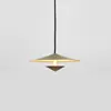Luminária pendente minimalista italiana de aço inoxidável para quarto, com cabeça prateada e holofote inteligente, compatível com o aplicativo Mi Home, livre de liga metálica