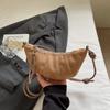 Bolsa Fosca Estilo Western Retrô Feminina Grande Capacidade Outono 2025 Nova Bolsa Transversal de Nicho Bolsa Dumpling para o Dia a Dia