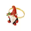 Guirlanda de Rena de Natal Papai Noel Floco de Neve Porta-Guardanapo Suporte de Guardanapo Decoração de Hotel Fivela de Guardanapo Mais Vendido na Amazon