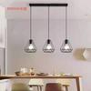 Lustre nórdico retrô restaurante bar estilo industrial gaiola de diamante gaiola de ferro simples fio de ferro cabeça única multi-cabeça pequeno lustre atacado