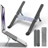 Soporte Plegable para Laptop Transfronterizo de Aleación de Aluminio, Elevador Portátil de Escritorio para Tablet, Soporte de Refrigeración para Laptop para Gaming