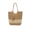 Bolsos de Moda para Mujer 2026 Primavera Nueva Moda Bolso de Hombro Tejido Bolso de Axila de Nicho Bolso Tote de Gran Capacidad