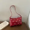 Bolso de hombro muy elegante y único con lunares grandes, nueva moda de verano 2026, versátil, retro, simple, casual