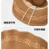 Chapéu de Cowboy Ocidental Retrô Americano para Mulheres, Proteção Solar de Verão, Chapéu de Palha para Caminhada para Homens, Estilo de Férias na Praia