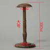 Acessórios de Modelo Rack de Chapéu de Mesa de Madeira Maciça Suporte para Chapéu Loja de Acessórios de Moda Exibição de Chapéu Suporte de Exibição Molde de Cabeça