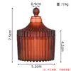 Estilo Europeu Armazenamento de Joias Pote de Doces em Relevo Casa Tempero Chá Pote de Plástico Incenso Vela Exibição Ornamento Ornamento Decorativo