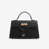 Bolso pequeño cuadrado de diseño exclusivo con estampado de lichi para mujer, nuevo bolso tipo corbatín 2026, moderno bolso mini de hombro y cruzado