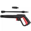 Pistola de Agua a Presión para el Hogar con Boquillas Largas y Cortas, Compatible con Pistola de Agua de Abanico Bosch, Ajustable con Bloqueo de Seguridad, para Lavado y Limpieza de Coches