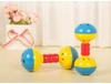 Plástico roendo bola papagaio moendo dentes roendo bola bola pé brinquedo de plástico bola pé pegar brinquedo papagaio