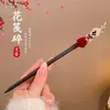 Nuevo pasador de ébano negro estilo chino, palillo para el pelo de alta gama para recogidos en la parte posterior de la cabeza, accesorio para el cabello de mujer, accesorio para vestido tradicional chino