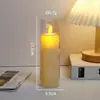 Luces de Vela Electrónicas LED Transfronterizas, Velas Decorativas sin Humo de Llama Simulada para Navidad y Halloween
