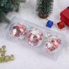 Bola de Natal de Espuma com Lantejoulas Fornecimento Transfronteiriço Pet Transparente Decoração de Árvore de Natal Arranjo de Cena de Natal Pingente